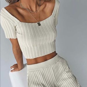 PRINCESS POLLY Katie Set Beige